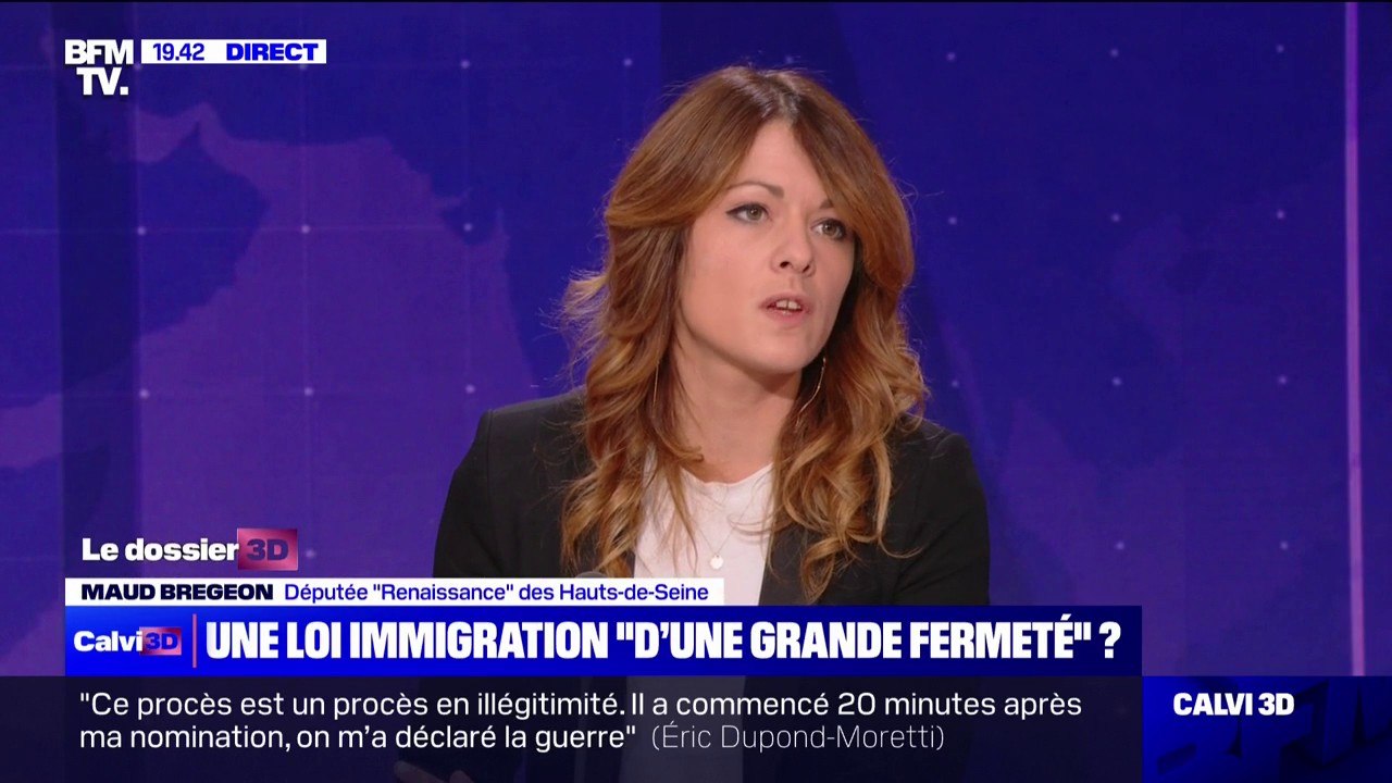 Travailleurs sans papiers: "Ces sont des gens qui gardent vos enfants, qui font le ménage chez vous", affirme Maud Bregeon  (Renaissance)