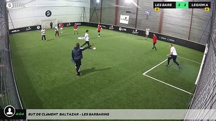 But de Clément  Baltazar - LES BARBARINS