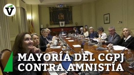 El CGPJ saca adelante su declaración contra la amnistía: "Vulnera la división de poderes"