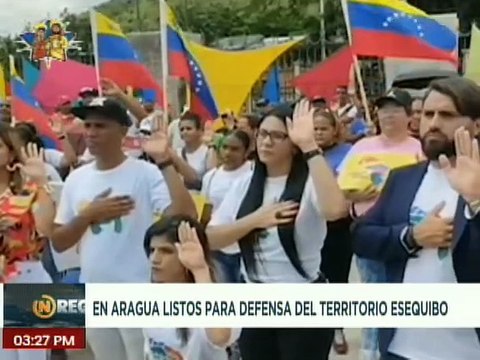 Aragua | Juramentados comandos municipales para la defensa del Territorio Esequibo