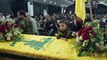شاهد: في مراسم شعبية.. حزب الله يشيع أحد عناصره غداة مقتله بنيران إسرائيلية