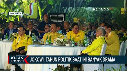Pidato Jokowi di HUT ke-59 Golkar Singgung Tahun Politik: Mestinya Pertarungan Ide, Bukan Perasaan