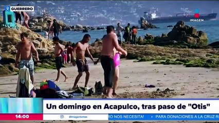 Un domingo en Acapulco tras el paso de “Otis”
