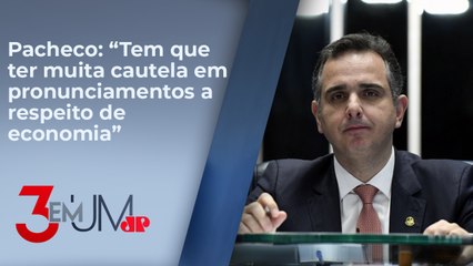 Presidente do Senado comenta meta de déficit zero do governo federal