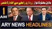 ARY News 1 AM Headlines 7th November 2023 | Bilawal Bhutto Ka Nawaz Zardari Raabtey Se Izhaar LaIlmi