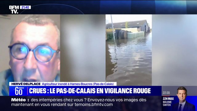 On a dû évacuer les bovins : la détresse d'Hervé Delplace, agriculteur du Pas-de-Calais affecté par les crues