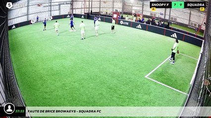 Faute de BRICE BROWAEYS - SQUADRA FC