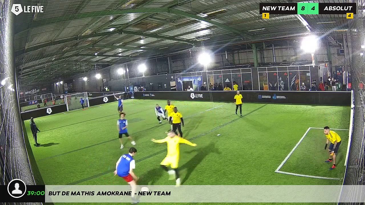 But de Mathis  Amokrane  - NEW TEAM