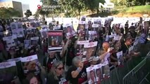 مئات الإسرائيليين يتظاهرون في القدس مطالبين بإعادة أحبائهم المحتجزين لدى حماس