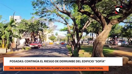 Posadas continúa el riesgo de derrumbe del edificio sofía