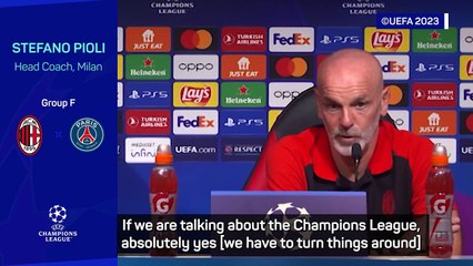 'We cannot rely on others to help us' - Stefano Pioli issues rally cry to Milan squad