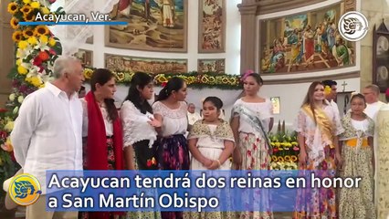 Acayucan tendrá dos reinas en honor a San Martín Obispo