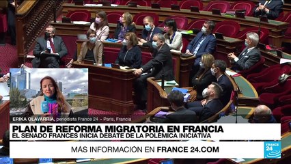 Informe desde París: Senado francés debate controvertido proyecto de ley sobre migración