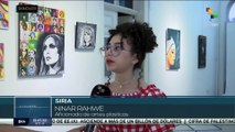 Siria: Damasco acoge exposición de artes plásticas en solidaridad con el pueblo de Gaza