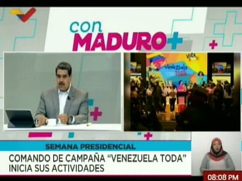 Pdte. Maduro destaca juramentación de los comandos de Campaña Venezuela Toda a nivel nacional