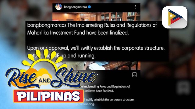 IRR ng Maharlika Investment Fund, naisapinal na