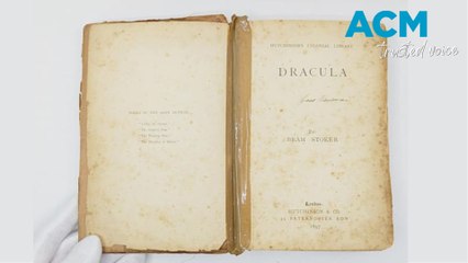 First edition of Bram Stoker's 'Dracula' up for auction