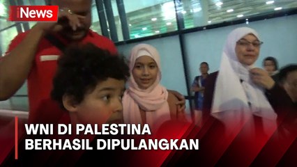 Tiba di Bandara Soetta, Satu Keluarga WNI di Palestina Berhasil Dipulangkan