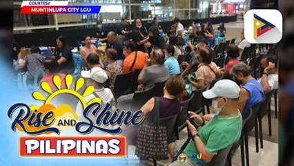 GOVERNMENT AT WORK: Free flu vaccination, umarangkada sa Muntinlupa