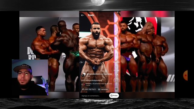 Polémica y enfado en la final del Open Mr. Olympia. Controversy and anger in the final of the Open Mr. Olympia.