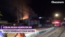 Toko Sembako dan 1 Mobil di Jombang Hangus Terbakar