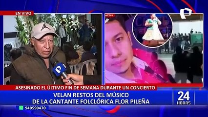 SJM: velan restos de músico de Flor Pileña que fue asesinado en concierto