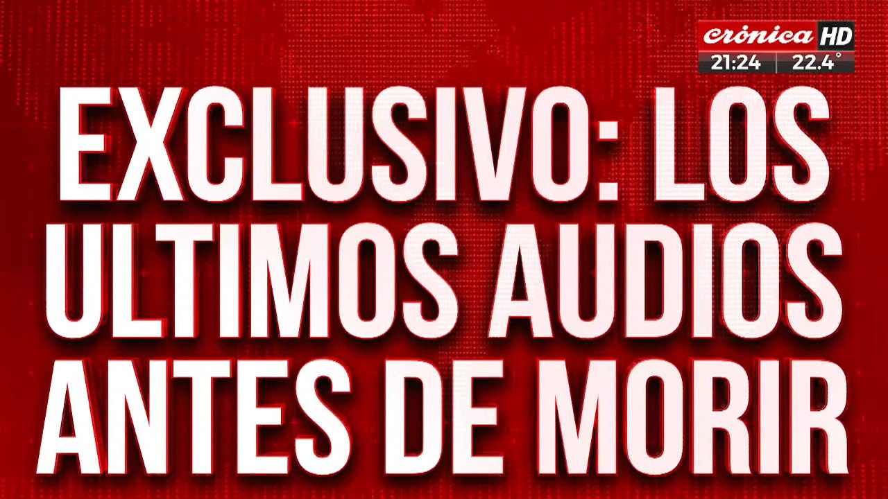 Los últimos audios de Gabriel antes de morir