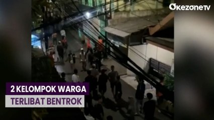 Diduga Diadu Domba, 2 Kelompok Warga di Jaktim Terlibat Bentrok