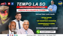 Tempo la so: Michael Jean Louis reçoit le député Eshan Juman, le Dr Vasantrao Gujadhur et le syndicaliste Narendranath Gopee.