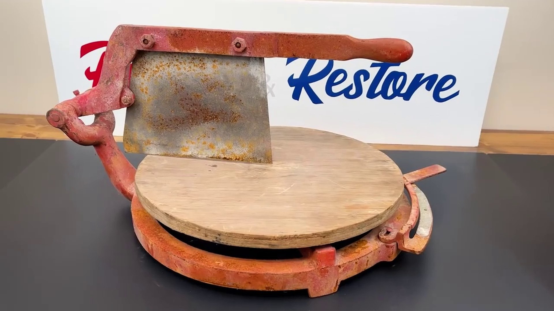1890 Cheese Wheel Cutter Restoration - Cast Iron - video Dailymotion