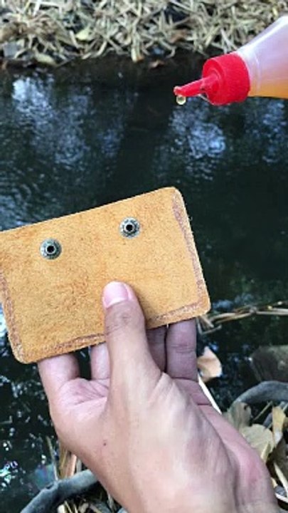 cara proses pengeliman pada cardholder kulit sapi asli