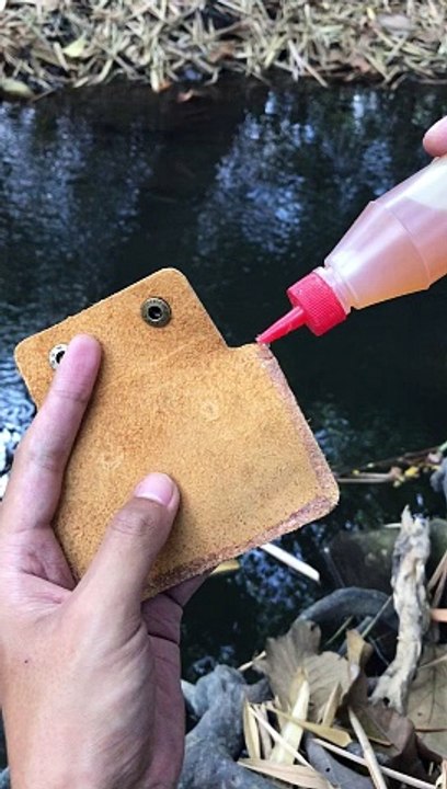 cara ngelem/slish pada kulit sapi asli