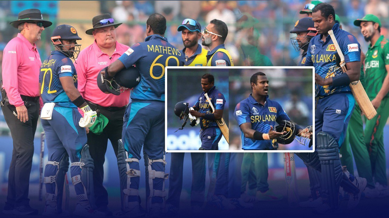 CWC 2023: Angelo Mathews Vs Shakib  ఫోర్త్ అంపైర్ వివరణ..SL Vs BAN | Telugu Oneindia