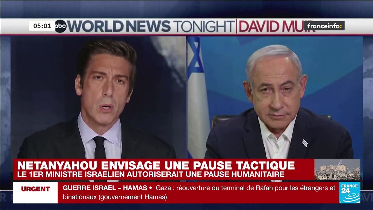 Benyamin Netanyahou : "Israël assumera, pour une durée indéterminée, la sécurité à Gaza" - "Pas de cessez le feu avant la libération des otages"