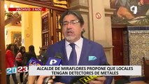 Alcalde de Magdalena en contra de implementar detector de metales en locales: 