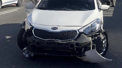 고속도로에서 SUV 등 5중 추돌...1명 병원 이송 / YTN