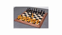Royal Chess Mall _ 1960’s Soviet Championship Tal Chess Pieces in Antiqued Boxwood with 4″ King (2)
