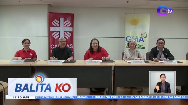 GMA Network at Caritas Manila, pumirma ng memorandum of agreement para mapalawig ang segunda mana campaign | BK