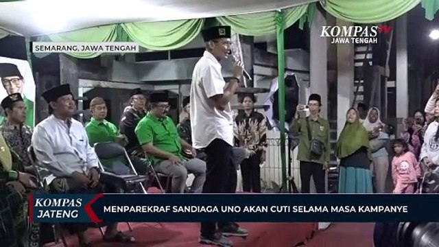 Menparekraf Sandiaga Uno akan Cuti Selama Masa Kampanye
