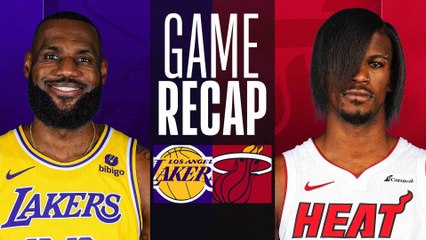 Game Recap: Heat 108, Lakers 107