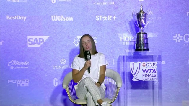 WTA Finals 2023 - Iga Swiatek, winner of the WTA Finals and world number 1: I didn't expect it...