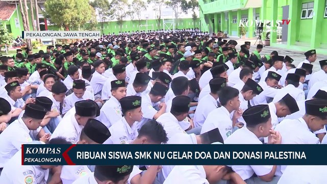 SMK NU Kesesi Berdoa dan Berdonasi untuk Palestina