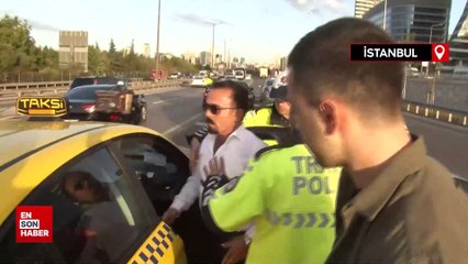 İstanbul'da basın mensuplarına saldırmaya çalışan taksici gözaltına alındı
