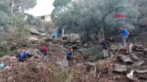 Aydın'da 3 kişinin öldüğü selde kayıp çiftçiyi arama çalışmalarında 3'üncü gün