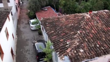 Dökülen sıvanın altından 600 yıllık tarih çıktı