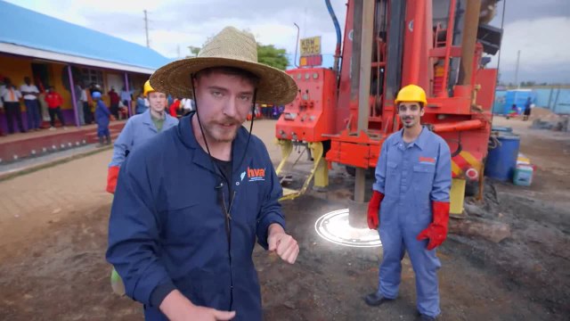 Mr. Beast builds 100 water wells in Africa
