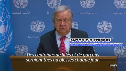 "Gaza devient un cimetière pour les enfants" (chef de l'ONU)