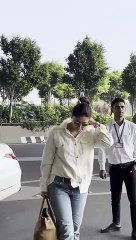 Kareena Kapoor Arrives At Airport In White A Mercedes Donning White Attire