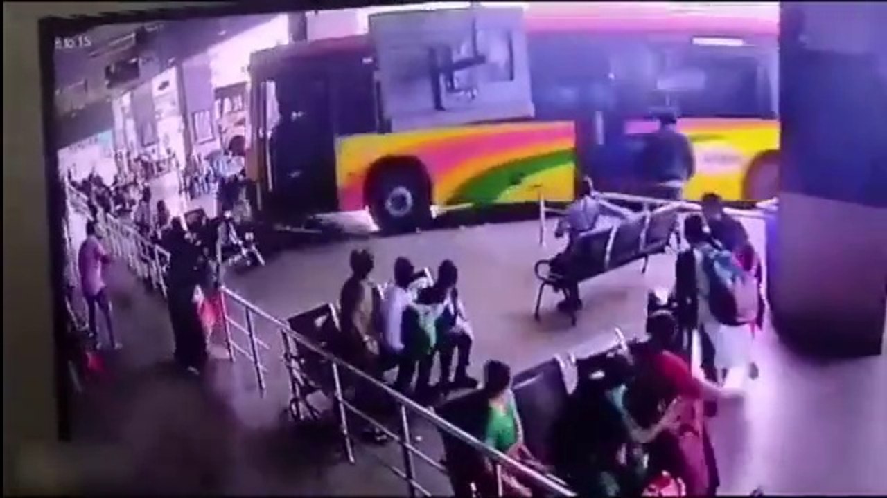 Andhra Pradesh: Three people were killed after being run over by an Andhra Pradesh State Road Transport Corporation (APSRTC) bus at Pandit Nehru Bus Station in Vijayawada yesterday