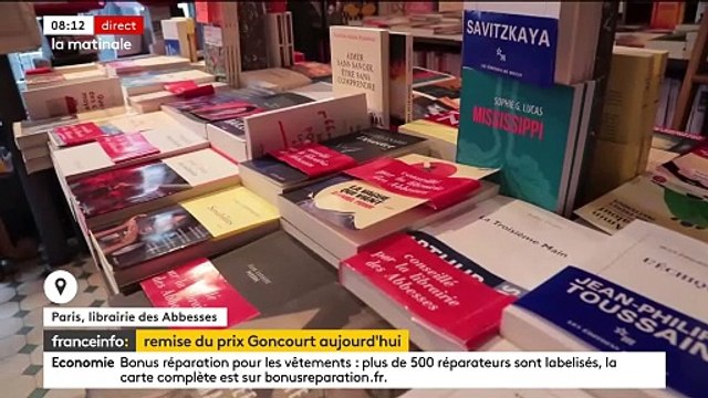 Jean-Baptiste Andrea, Gaspard Koenig, Eric Reinhardt et Neige Sinno sont les candidats finalistes au prix Goncourt 2023 qui sera remis ce midi